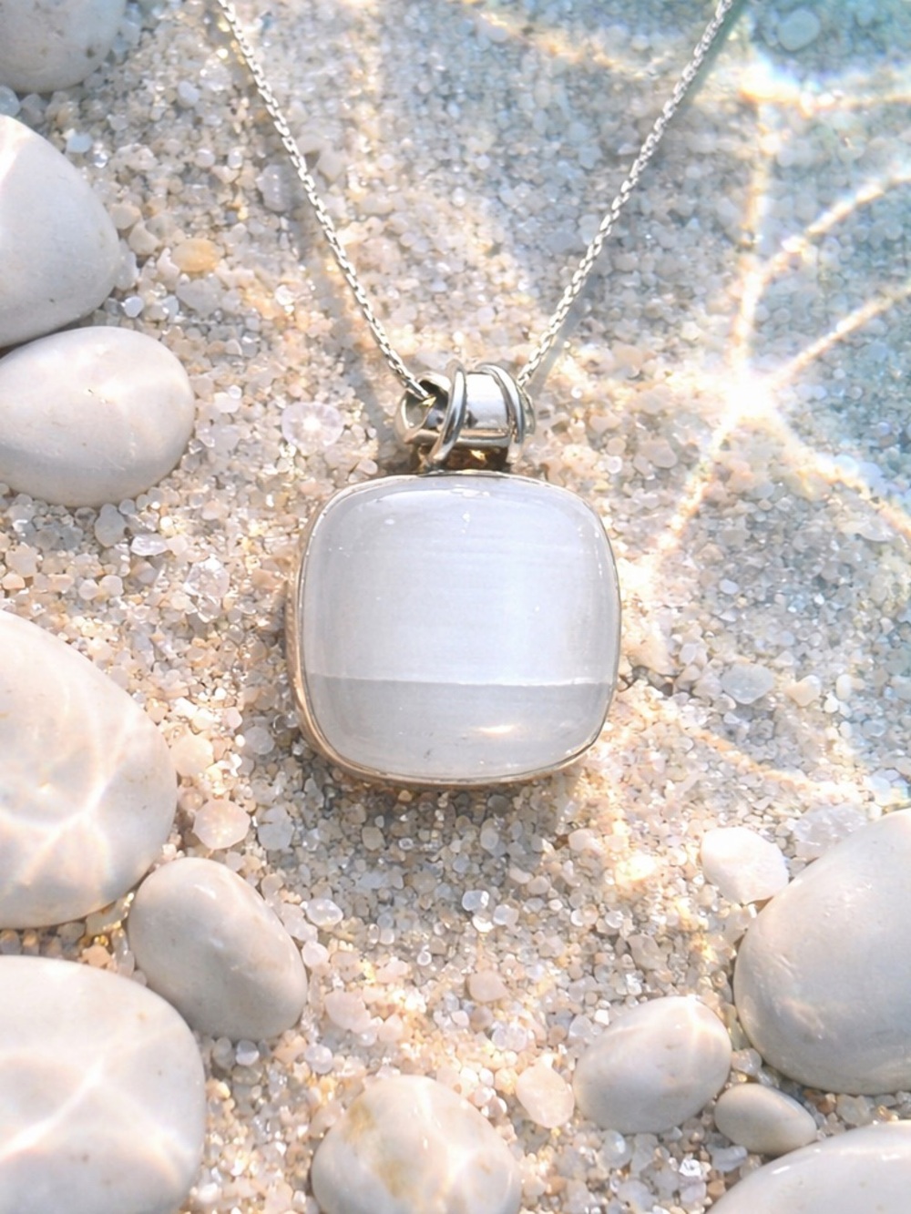 Selenite Necklace - Picture 9 of 13